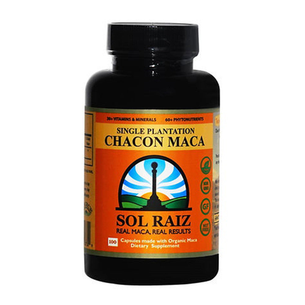 Sol Raiz Organics Chacon Maca Capsules, 100 Ea